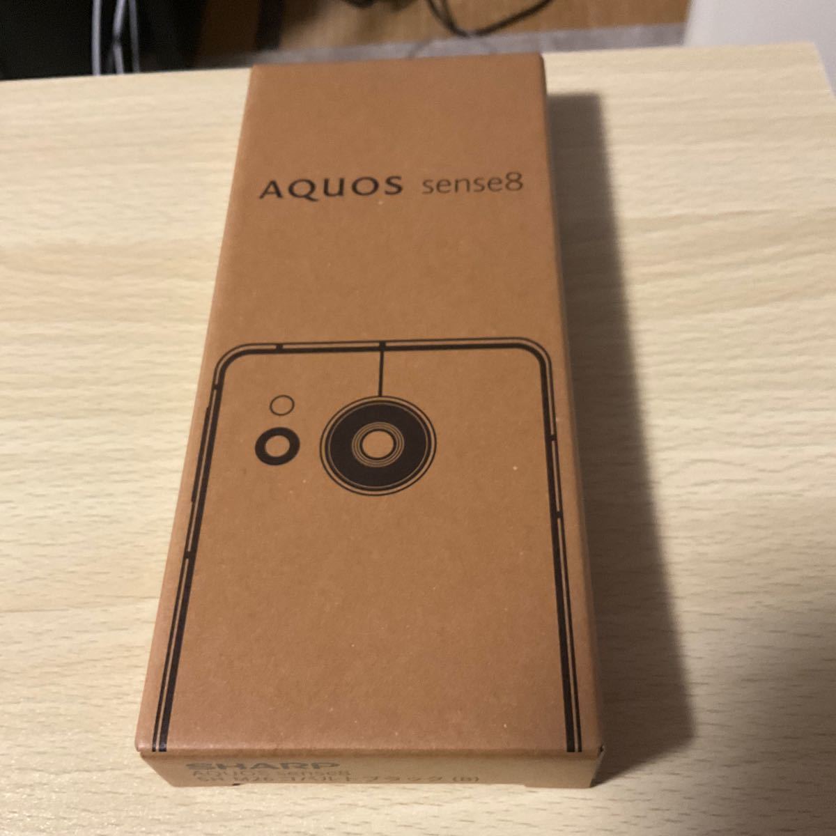 AQUOS sense8 SH-M26 6.1インチ メモリー6GB ストレージ128GB コバルトブラック_画像1
