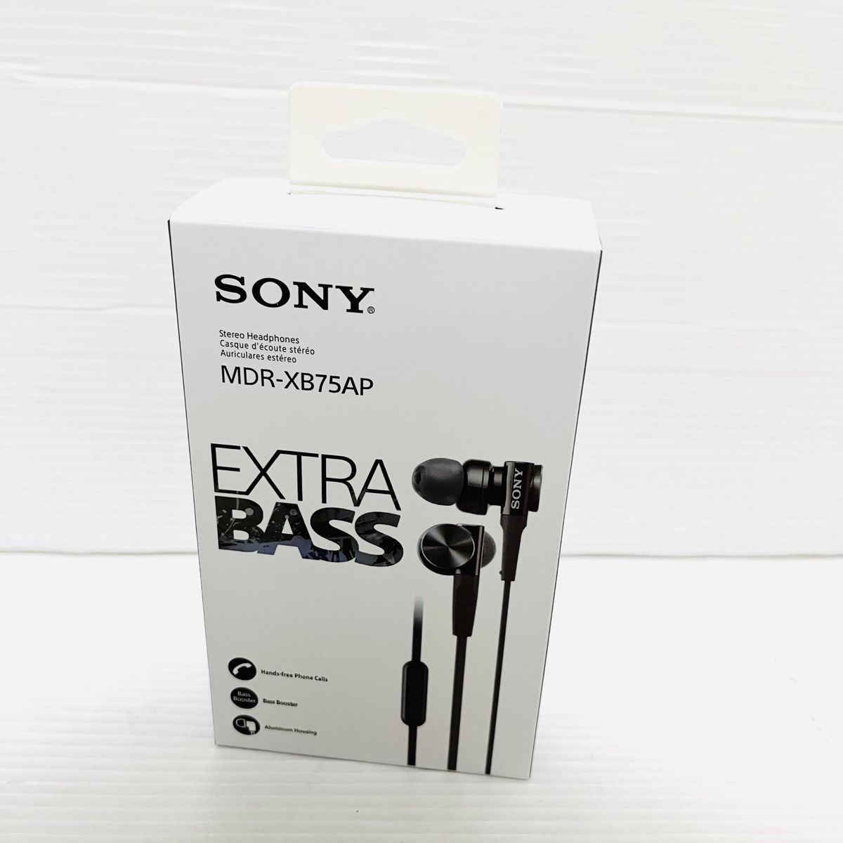 SONY イヤホン 重低音モデル MDR-XB75AP