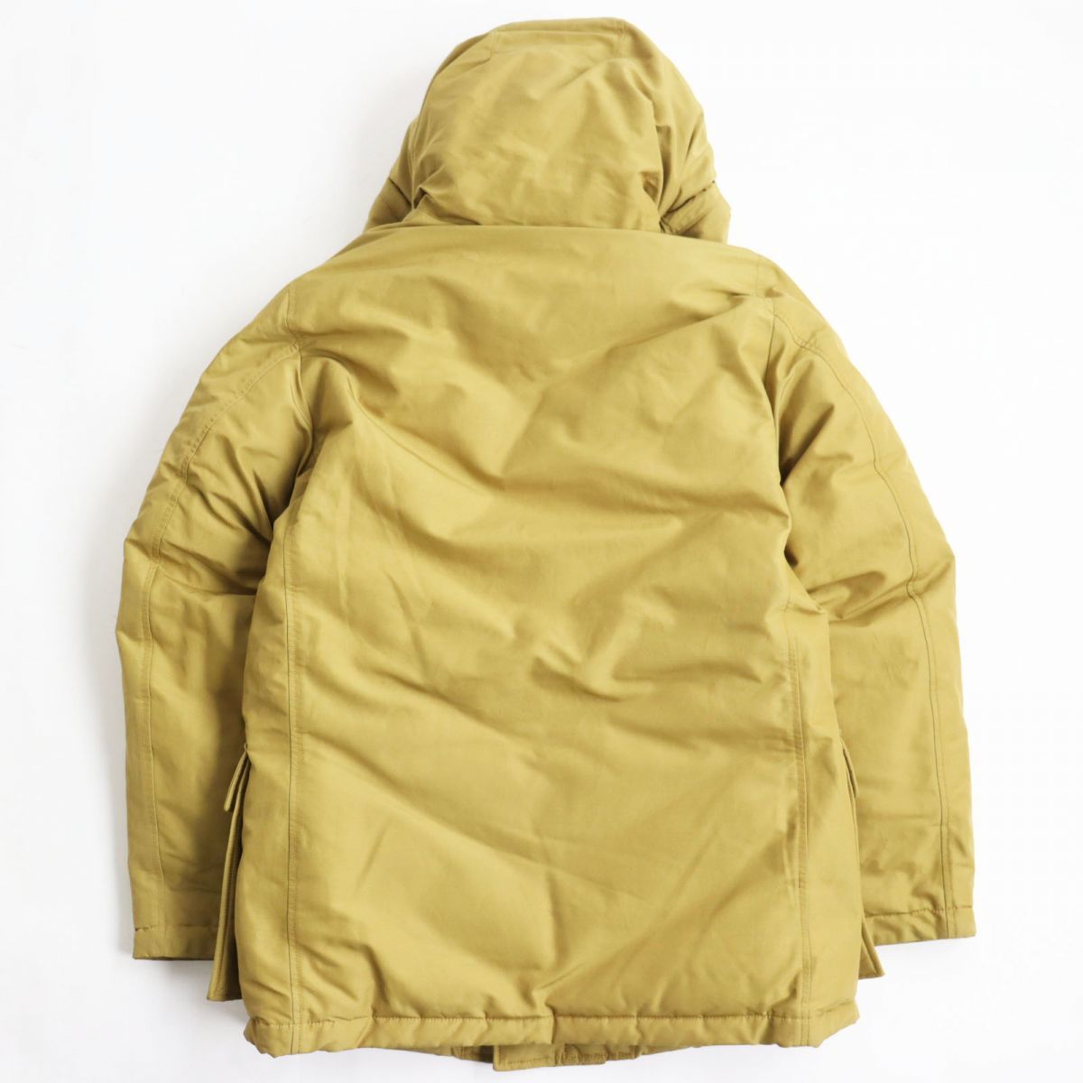 美品●WOOLRICH ウールリッチ WOCPS2393D アークティックパーカー コヨーテファー付き フーデッドダウンジャケット イエロー S相当 正規品_画像4