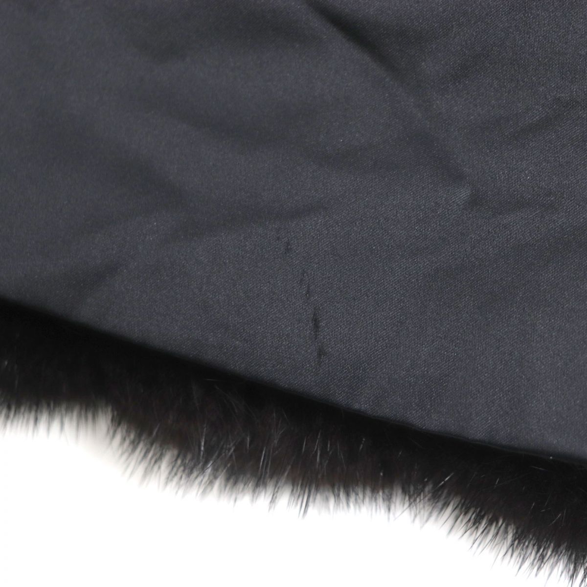極美品▼Carven furs カルヴェンファーズ MINK ミンク 本毛皮コート ダークブラウン(ブラックに近い) 毛質艶やか・柔らか◎_画像9