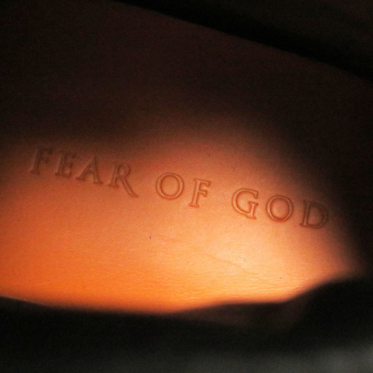未使用品□18SS FEAR OF GOD/フィアオブゴッド FG46W18U BASKETBALL SNEAKER レザー ハイカットスニーカー ブラック 39 イタリア製 メンズ_画像9