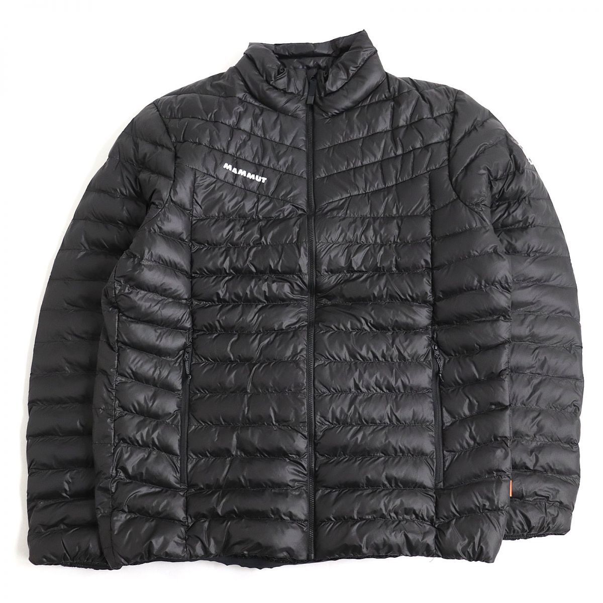 極美品◆MAMMUT マムート Albula IN Jacket ロゴデザイン 中綿入り ZIPジャケット/アウター ブラック XL メンズ 正規品 オススメ◎_画像1