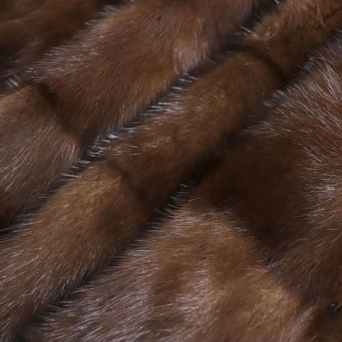 良品▼Nakamura Fur ナカムラファー MINK ミンク 本毛皮コート ブラウン 毛質艶やか・柔らか◎_画像4