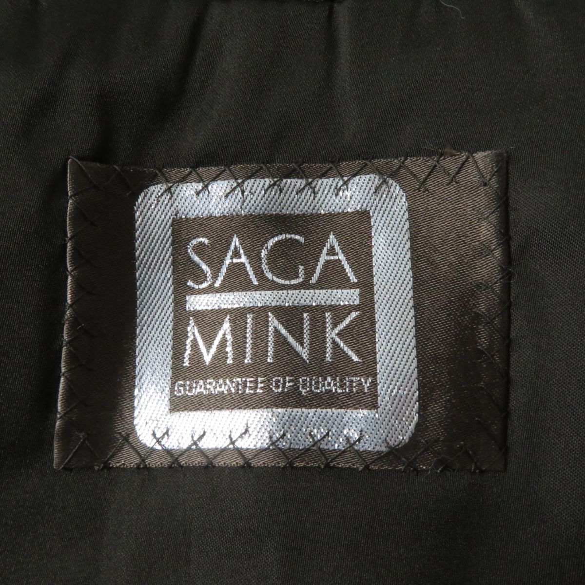 極美品★SAGA MINK　サガミンク　房付き　本毛皮大判ショール/ティペット　ブラウン　毛質艶やか・柔らか◎_画像6