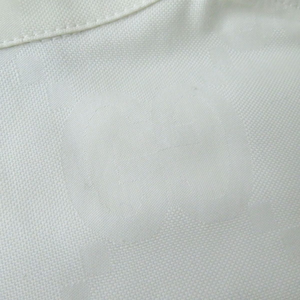 極美品◎正規品 イタリア製 GUCCI グッチ 734525 レディース 長袖 コットンポプリンシャツ ポケット付き GG柄 ホワイト 36_画像6