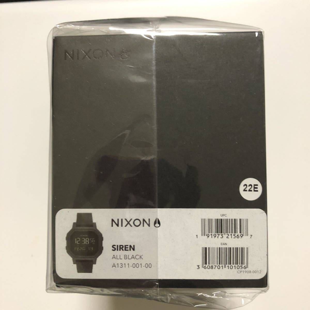 送料無料 新品未開封 NIXON SIREN ニクソン サイレン ブラック 送料無料 新品未開封 NIXON SIREN ニクソン サイレン ブラック
