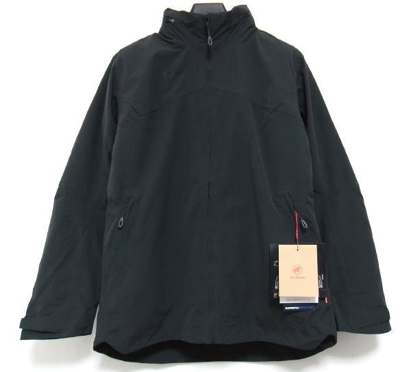 新品★MAMMUT マムート★Trovat 3 in 1 HS Hooded Jacket★3wayジャケット★着脱式インナージャケット付★M ブラック★防風性 防水性