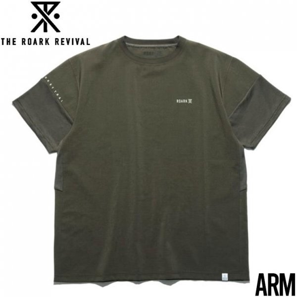 [クリックポスト対応] 半袖Tシャツ THE ROARK REVIVAL ロアークリバイバル DELTA QUICK DRY TEE RTJPD920　ARM Mサイズ