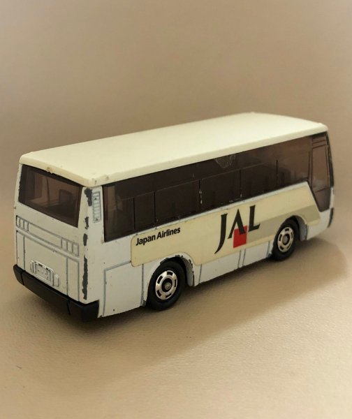 トミカ　ハイデッカー型バス　ジャンボエアポートセット　(日本航空)　日本製　ミニカー　TOMICA　同梱可 JAL (Esinksn_tralr)_画像2