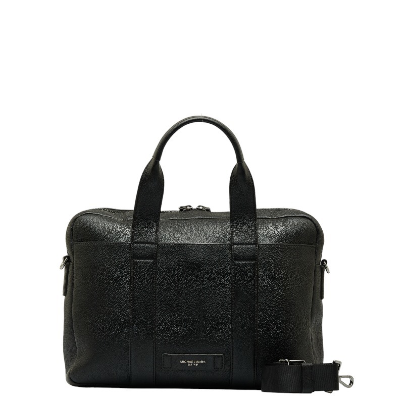  Michael Kors портфель портфель сумка на плечо 2WAY чёрная кожа мужской Michael Kors [ б/у ]