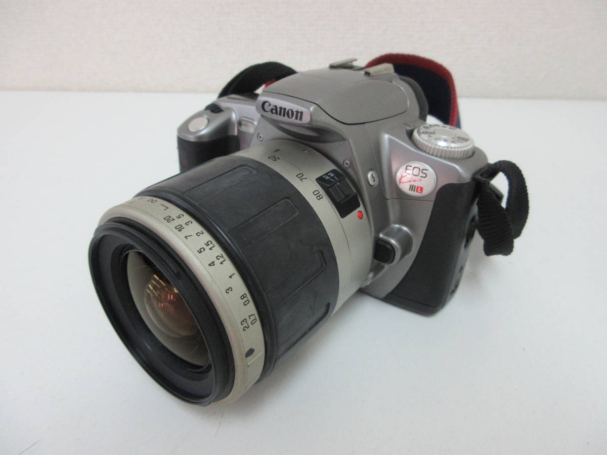 中古 カメラ Canon キャノン EOS Kiss Ⅲ III iii L / レンズ TAMRON タムロン AF 28-80mm 1:3.5-5.6 ※通電のみ通電済 ／A_画像2