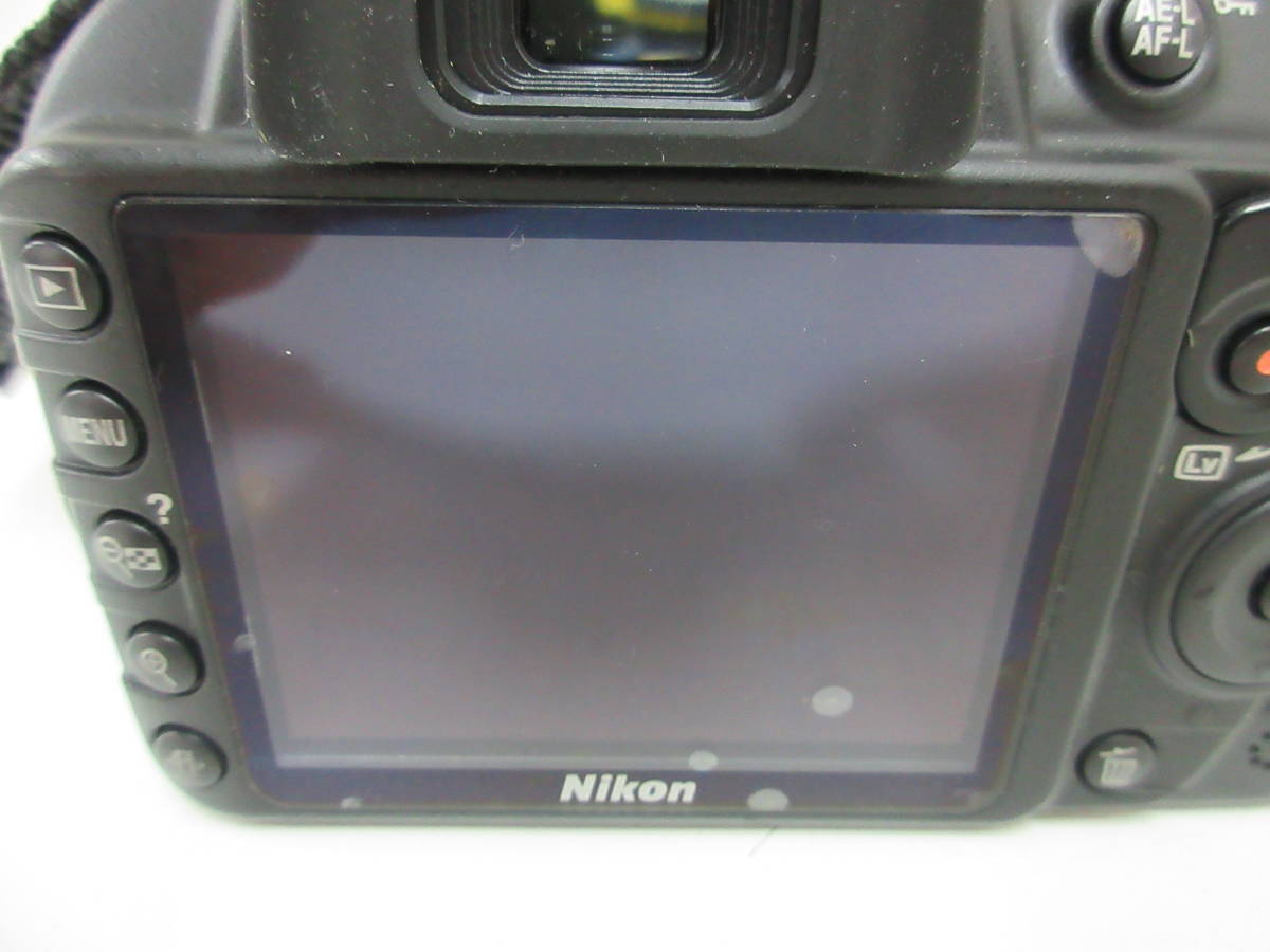 中古 カメラ Nikon ニコン D3100 / AF-S DX 18-55mm 1:3.5-5.6G VR ※動作未確認 ／Q_画像5