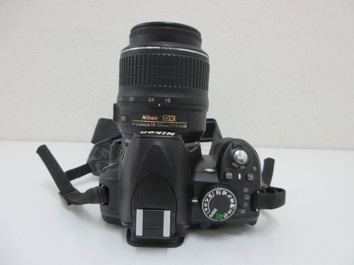 中古 カメラ Nikon ニコン D3100 / AF-S DX 18-55mm 1:3.5-5.6G VR ※動作未確認 ／Q_画像6