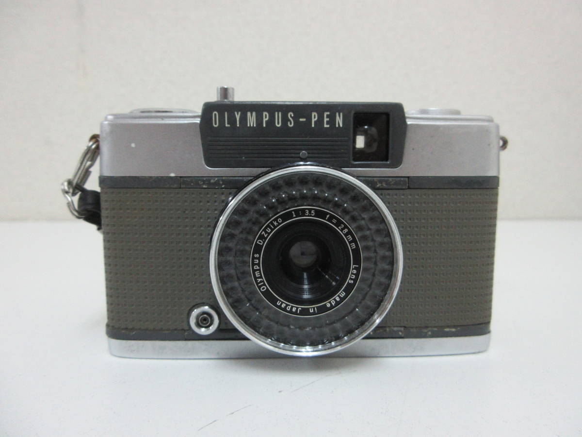 中古 カメラ OLYMPUS オリンパス PEN EE-2 レンジファインダー＋PENTAX ペンタックス　ストロボ　AF280T※動作未確認 ／Ｅ_画像2