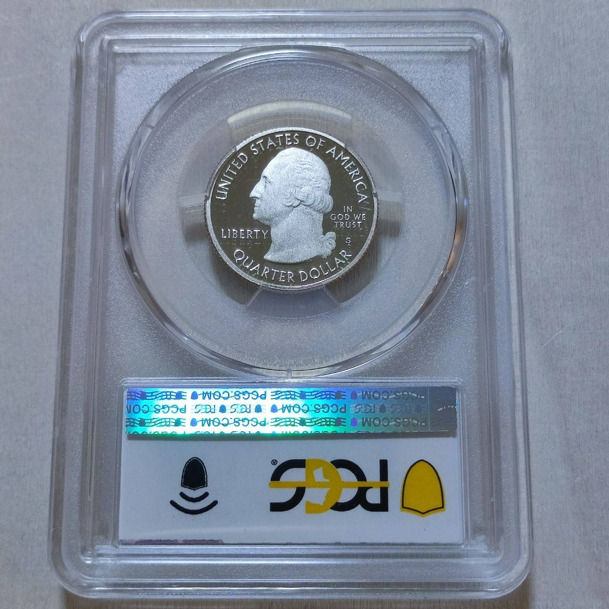 準最高鑑定 PCGS PR69DCAM イエローストーン国立公園 アメリカ・ザ・ビューティフル クオーター モダンコイン アンティークコイン_画像8