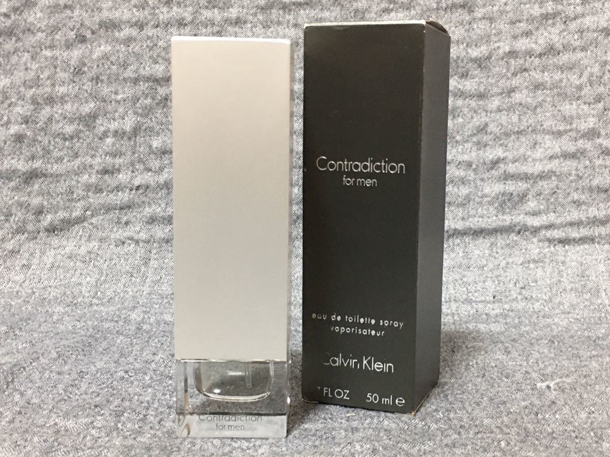 G3K144◆新古品◆ カルバンクライン CK コントラディクション オードトワレ EDT 香水 50ml_画像1