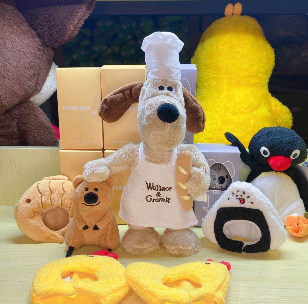 グルミットぬいぐるみ ウォレスとグルミット ビッグサイズ25cm グルミットぬいぐるみ ウォレスとグルミット ビッグサイズ25cm
