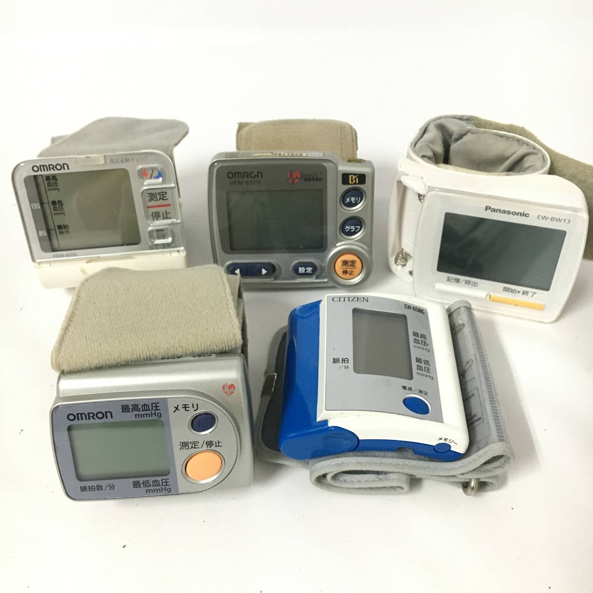 KI23/90　血圧計 まとめて15点 大量 健康器具 OMRON オムロン National 松下電工 CITIZEN シチズン デジタル 上腕式 自動血圧計_画像6