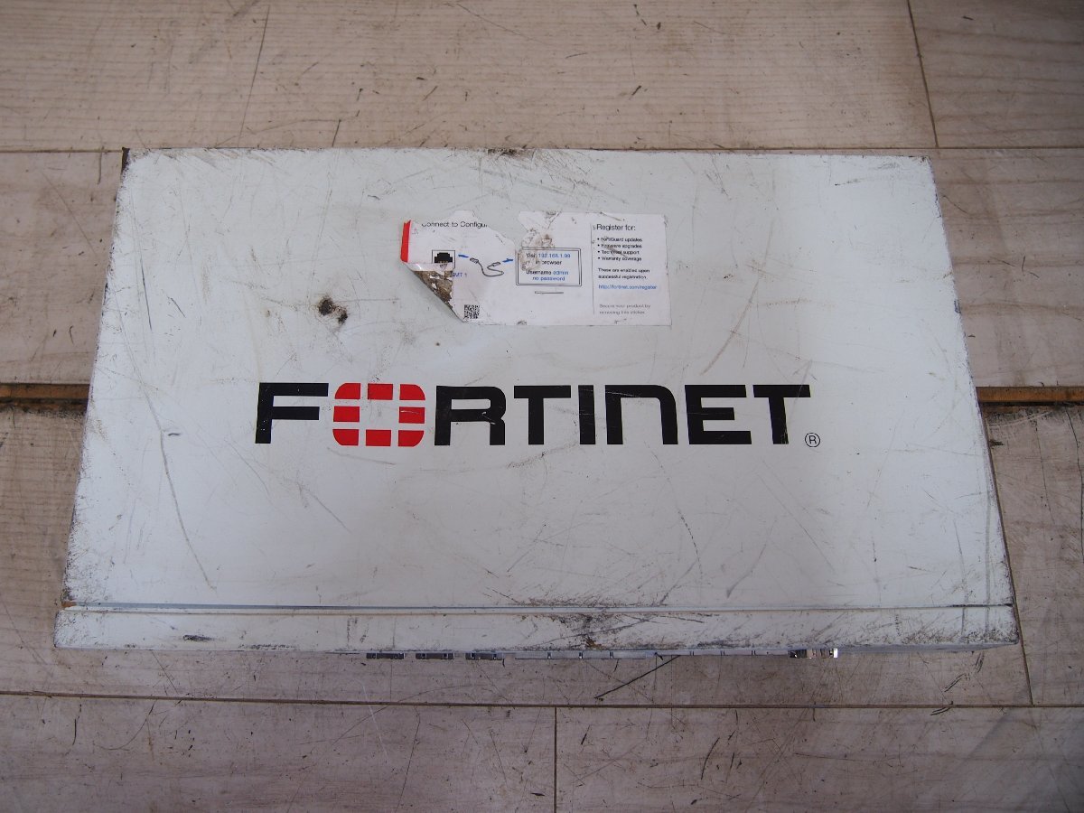 ☆【1F1106-4】 FORTINET フォーティネット ファイアウォール FG-100E FortiGate 100E ジャンク_画像8