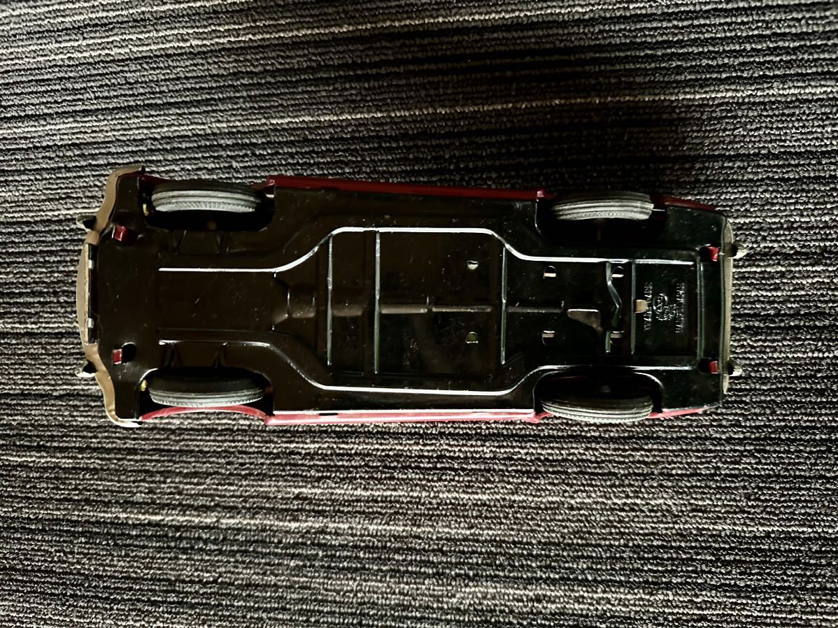 MG MGA 1600 Cabriolet カブリオレ 赤　 ブリキ フリクション （ATC・旭玩具）箱無し　最終値引き_画像9