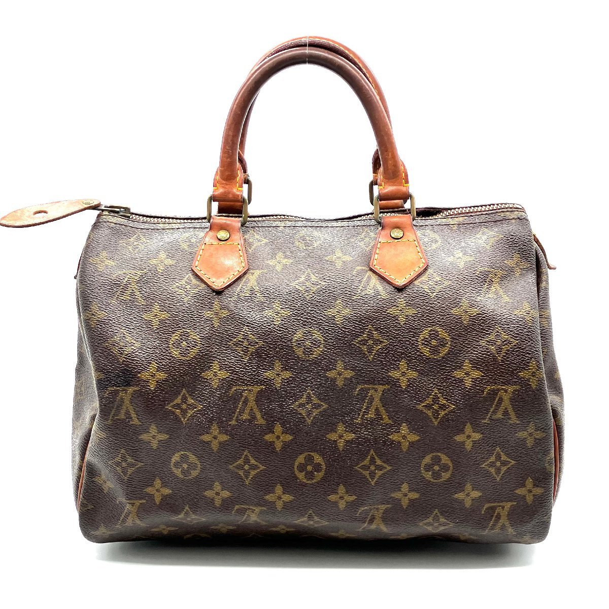 1円～ ルイヴィトン LOUIS VUITTON モノグラム スピーディー30 ボストンバッグ ブラウン M41526 SA 824 ゴールド金具 鞄 バッグ 5-11-647_画像2