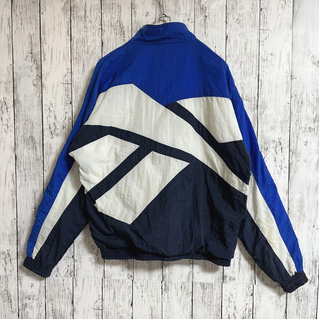 90's Reebok リーボック ナイロンジャケット M 紺 ネイビー 90's Reebok リーボック ナイロンジャケット M 紺 ネイビー