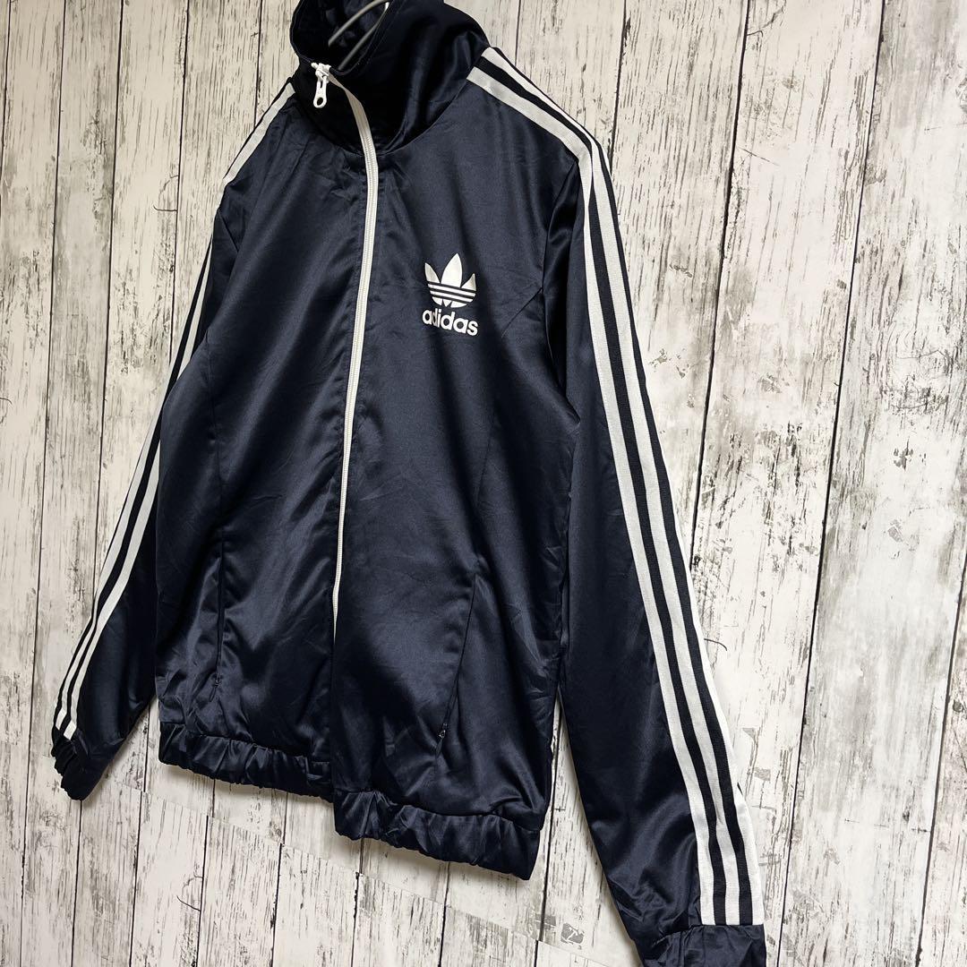 adidas アディダス ブルゾン ナイロンジャケット L 濃紺 ダーク adidas アディダス ブルゾン ナイロンジャケット L 濃紺 ダーク