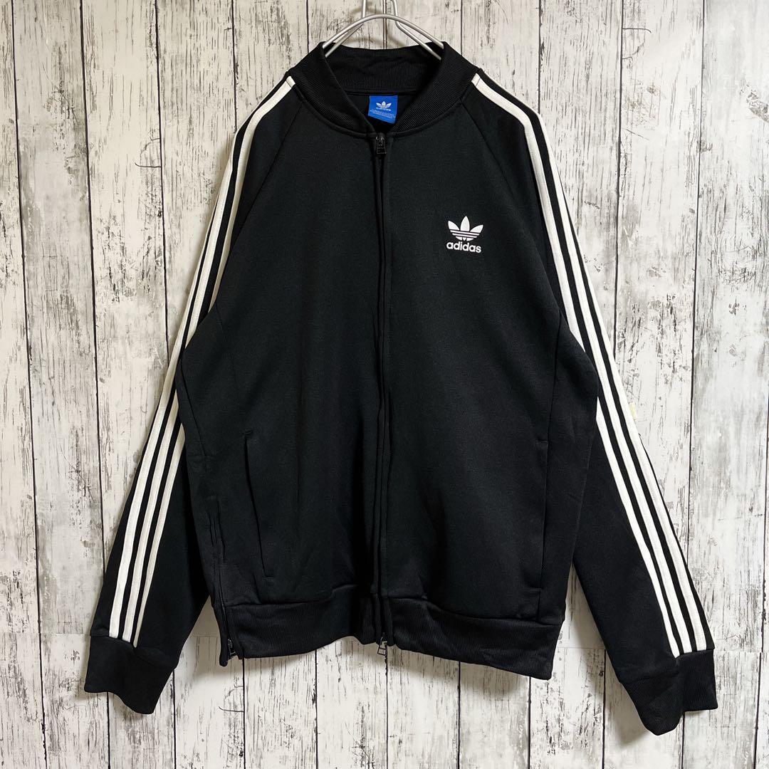 adidas アディダス トラックジャケット ジャージ L 黒 サイド adidas アディダス トラックジャケット ジャージ L 黒 サイド