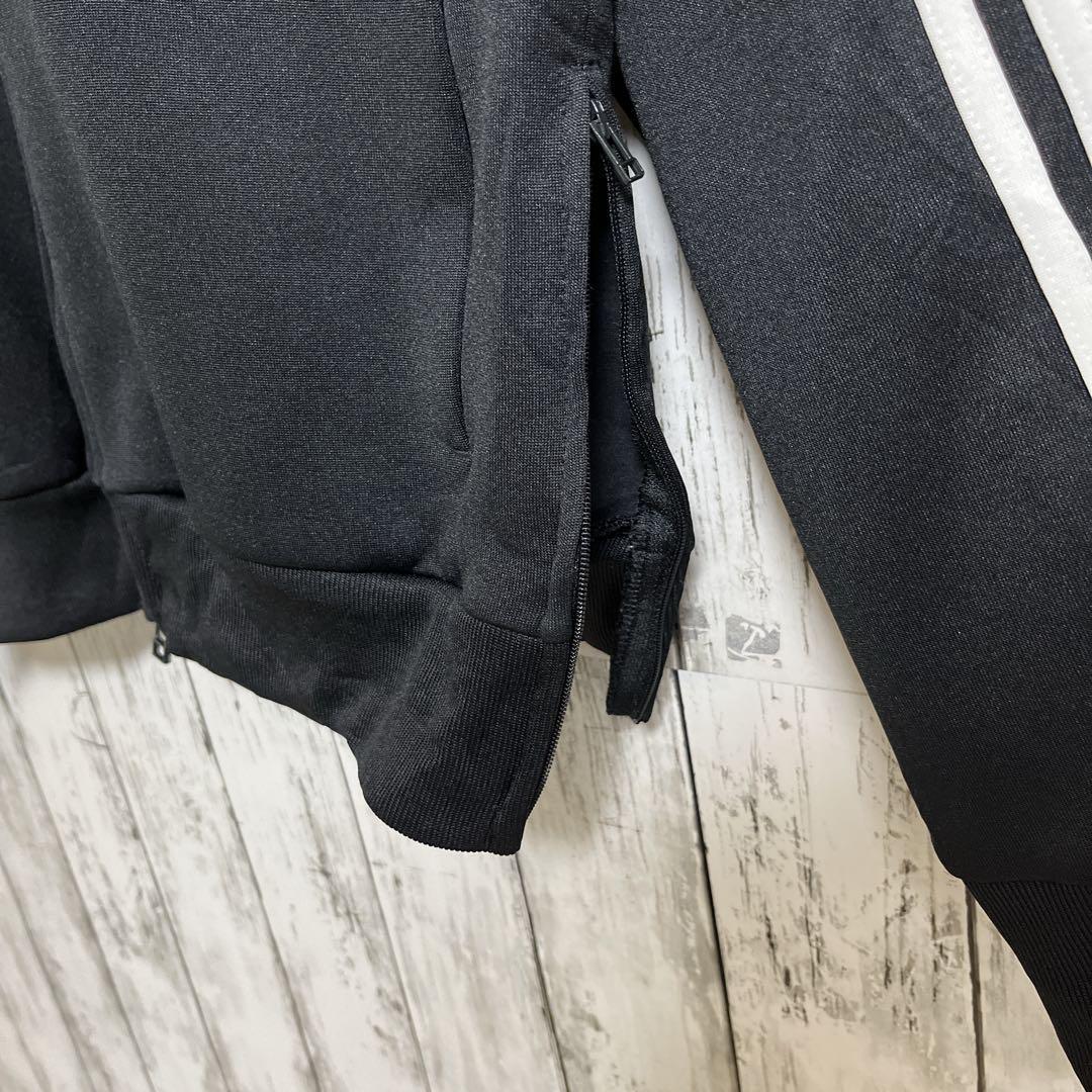 adidas アディダス トラックジャケット ジャージ L 黒 サイド adidas アディダス トラックジャケット ジャージ L 黒 サイド