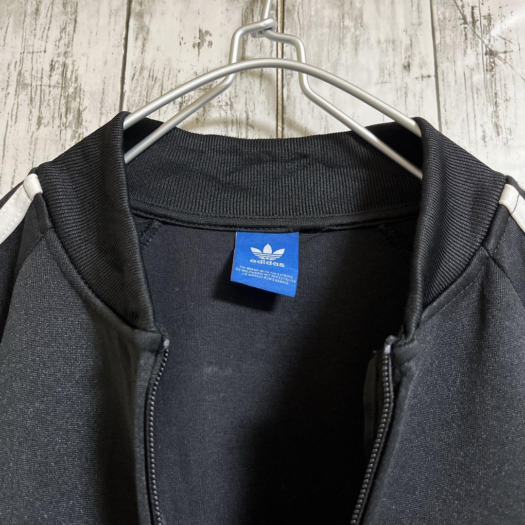 adidas アディダス トラックジャケット ジャージ L 黒 サイド adidas アディダス トラックジャケット ジャージ L 黒 サイド