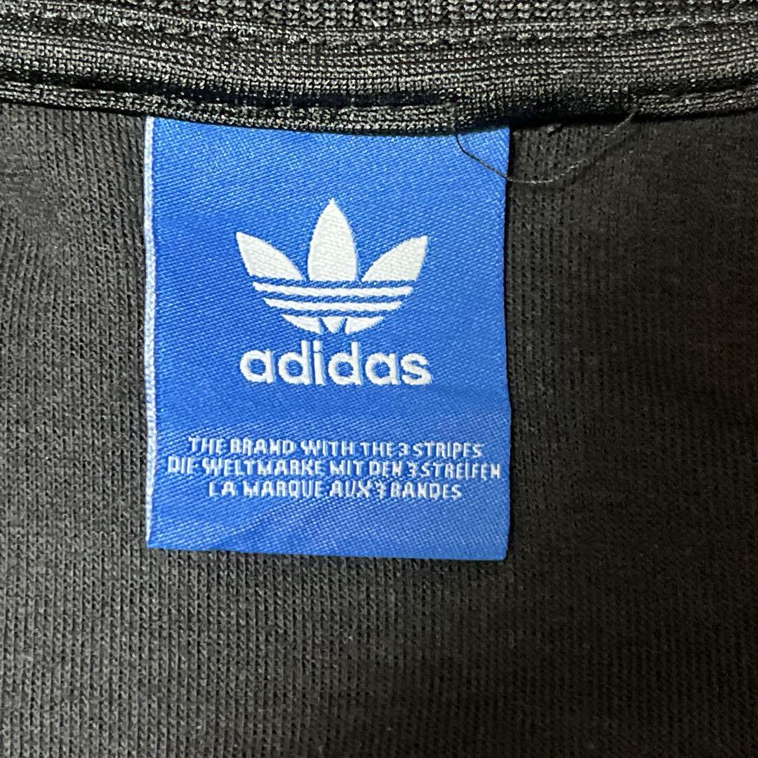 adidas アディダス トラックジャケット ジャージ L 黒 サイド adidas アディダス トラックジャケット ジャージ L 黒 サイド