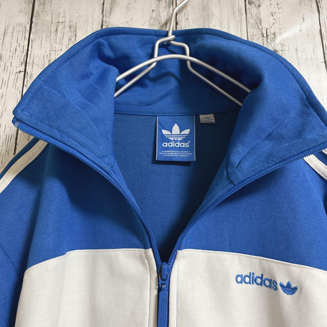 adidas アディダス トラックジャケット ジャージ L 青 ベッケン adidas アディダス トラックジャケット ジャージ L 青 ベッケン
