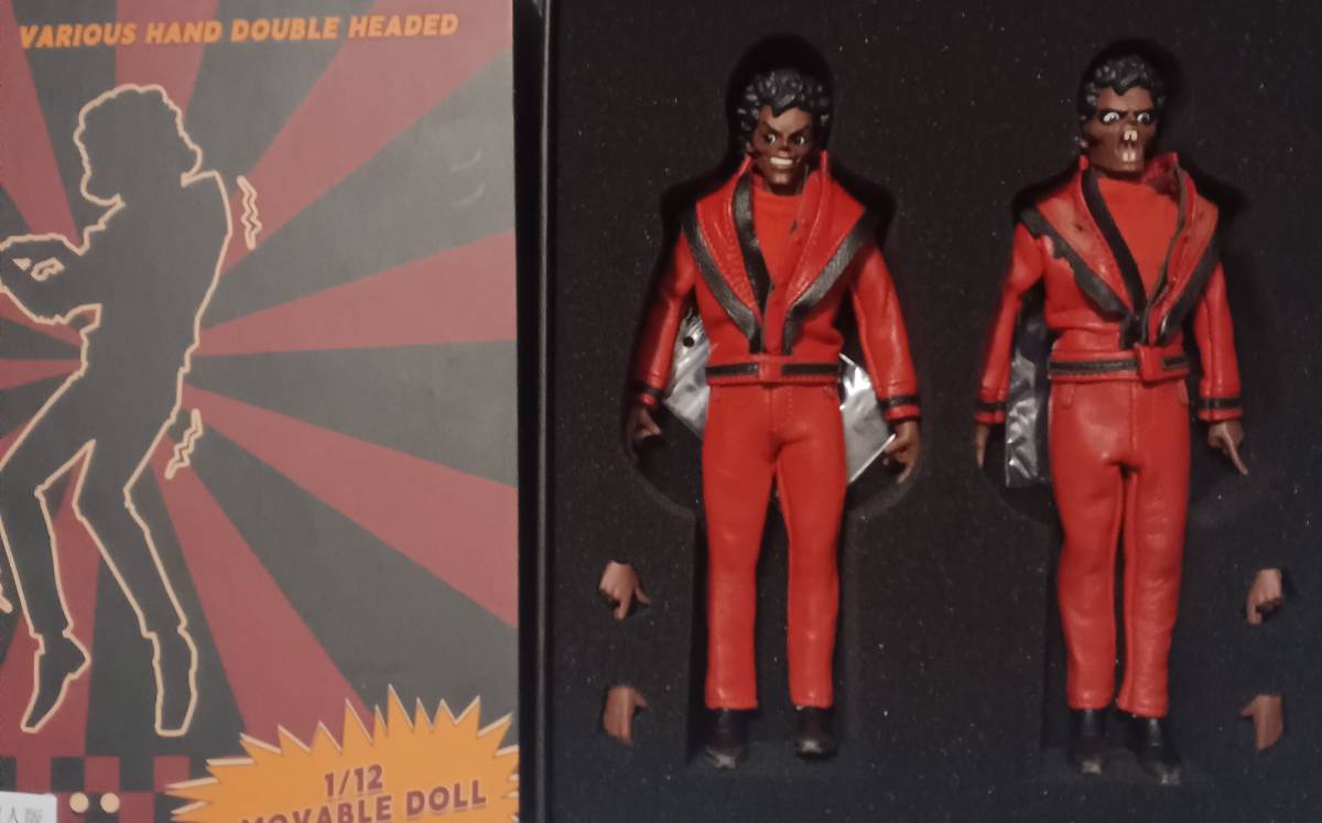 * новый товар 1/12 Michael * Jackson action фигурка 2 body комплект триллер zombiNICETOYS