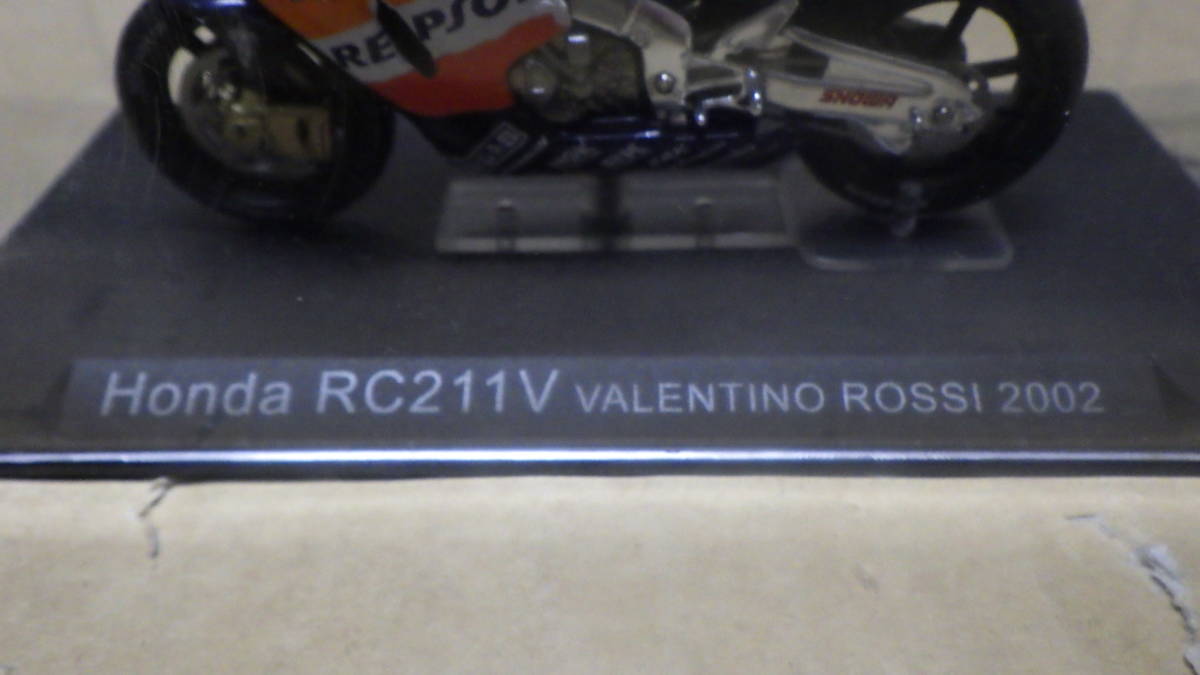 13 デアゴスティーニ 1/24 HONDA ホンダ RC211V V.ロッシ 2002 #46 チャンピオンバイクコレクション 未使用品 現状_画像7