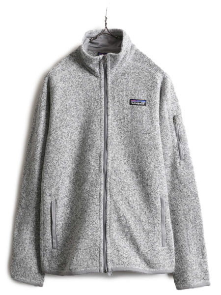 15年製 パタゴニア ベターセーター ジャケット レディース M / Patagonia アウトドア フリース ニット フルジップ ジャンパー ブルゾン 灰_画像1