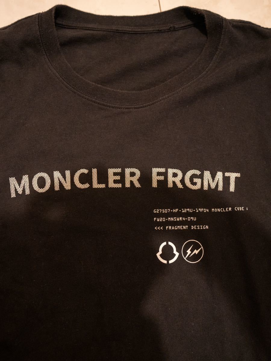 MONCLER FRAGMENT モンクレール　フラグメント　レイヤード　ロングスリーブTシャツ　ロンT M ブラック_画像3