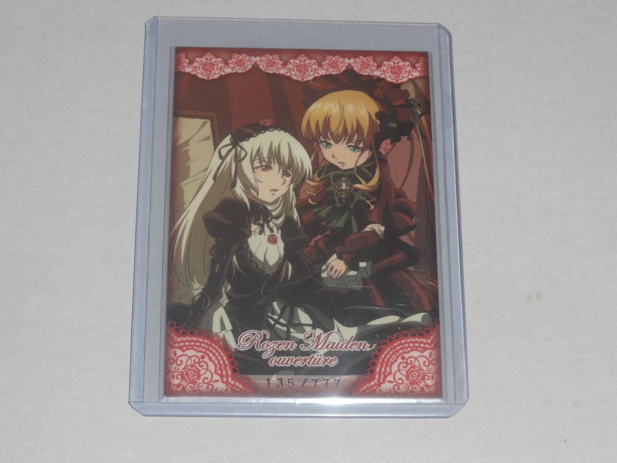 ROZEN MAIDEN OUVERTURE Rozen Maiden o- bell te.-re коллекционные карточки карта редкость иллюстрации ограничение карта 777 листов ограничение 