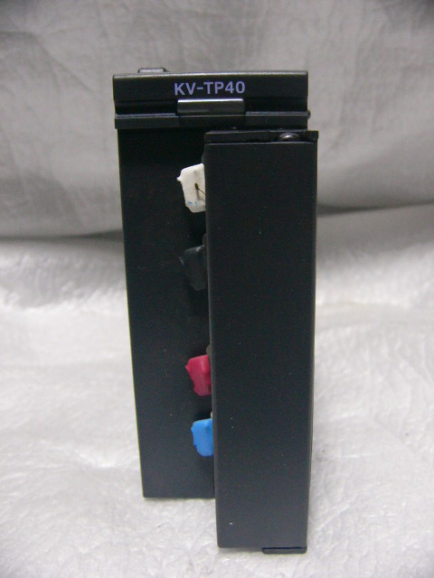 ★動作保証美品★ KEYENCE PLC KV-TP40 温度アナログ4ch入力装置(補償抵抗4個付)_画像1