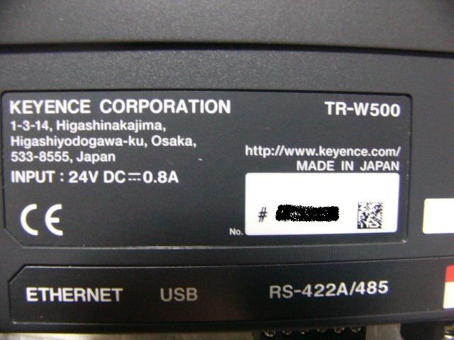 ☆動作保証美品☆ KEYENCE TR-W500+TR-TH08 5型タッチ型 ☆動作保証美品☆ KEYENCE TR-W500+TR-TH08 5型タッチ型