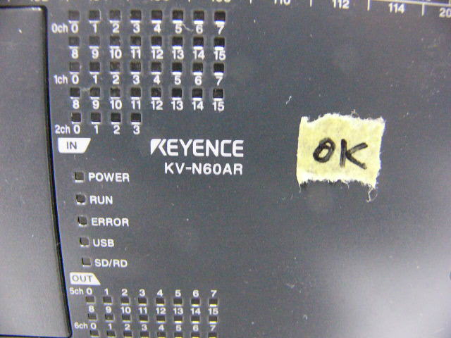 ★動作保証★ Keyence PLC KV-N60AR CPU装置_画像2