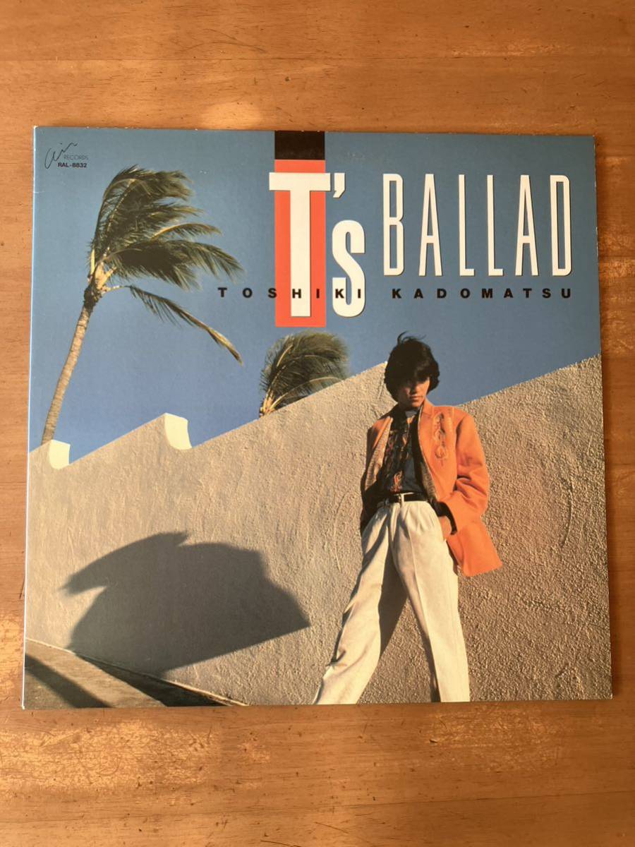 中古LP 角松敏生/T's BALLAD 美品_画像1