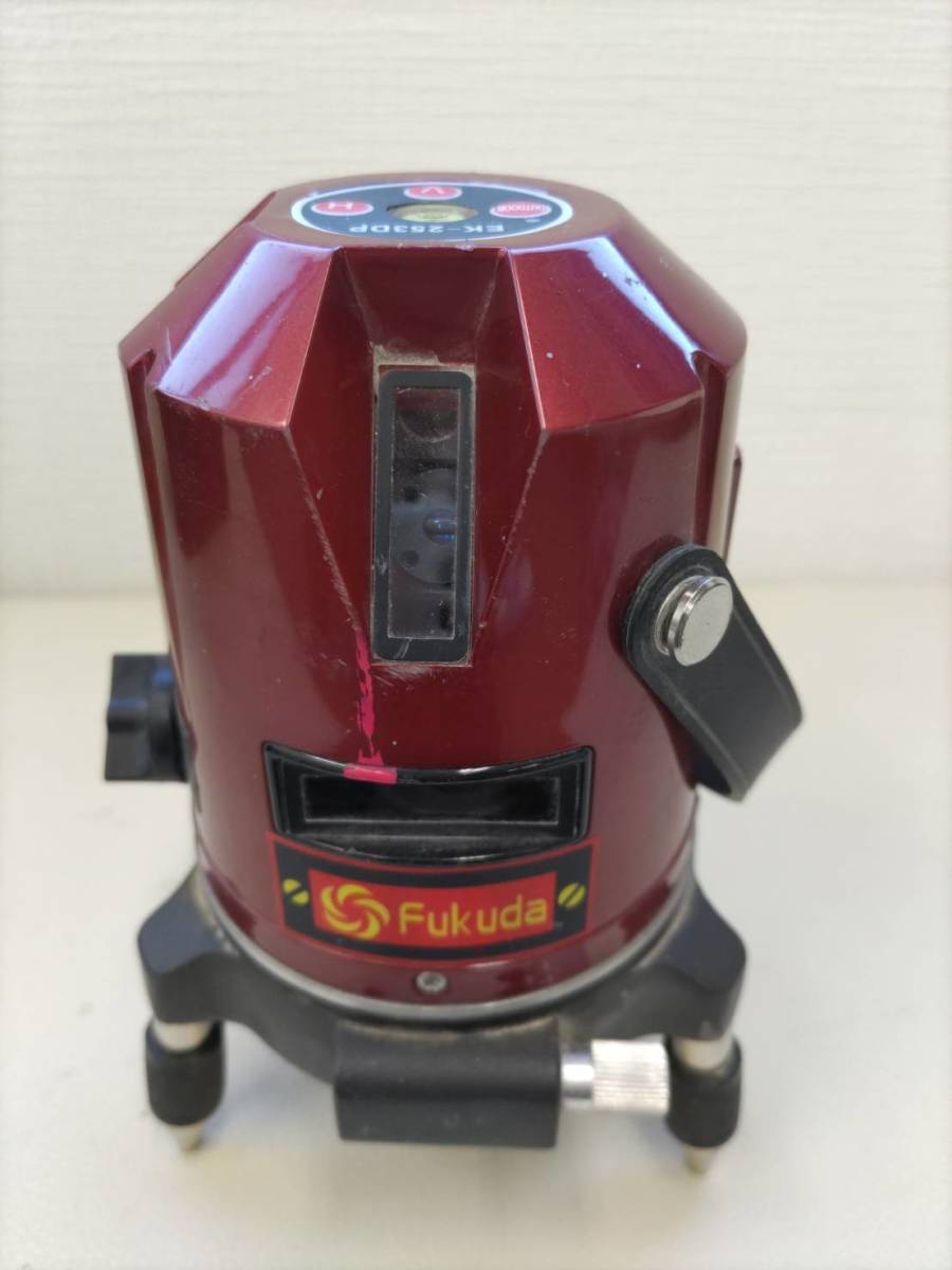 中古品☆Fukuda 　福田　 レーザー墨出し器EK-253DP 　 ※動作確認済・現状品_画像3