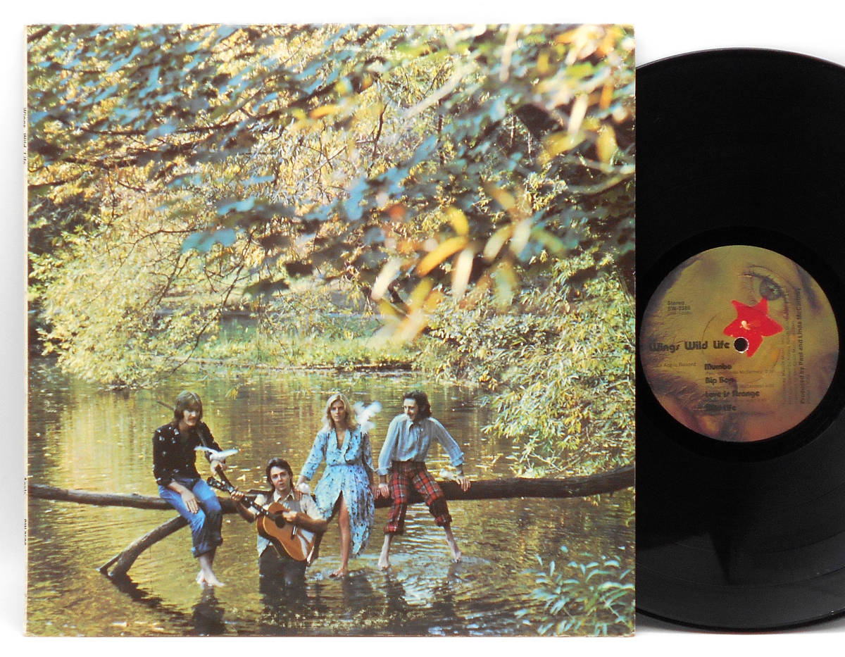 ★US ORIG LP★WINGS(PAUL McCARTNEY)/Wild Life 1971年 STERLING LH刻印 音圧凄 1stアルバム JOHN LENNONへ向けた『Dear Friend』収録の画像1