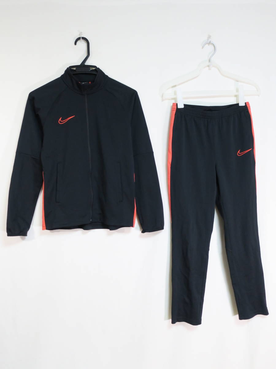 ナイキ NIKE アカデミー トップス パンツ 上下セット160cm トレーニングウェア ジャージ サッカー キッズ AO0794-013 黒 ブラック_画像1