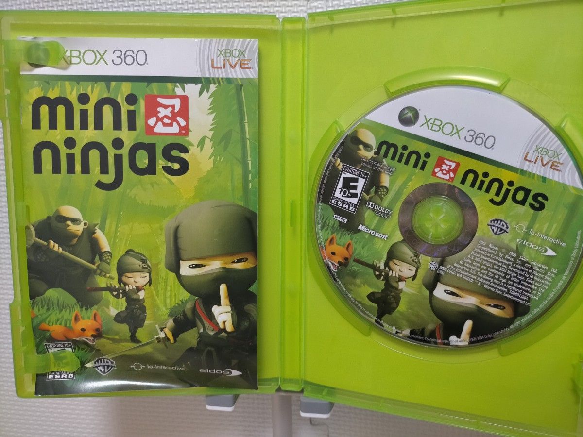 希少 XBOX360  日本未発売 mini ninjas ミニ ニンジャ