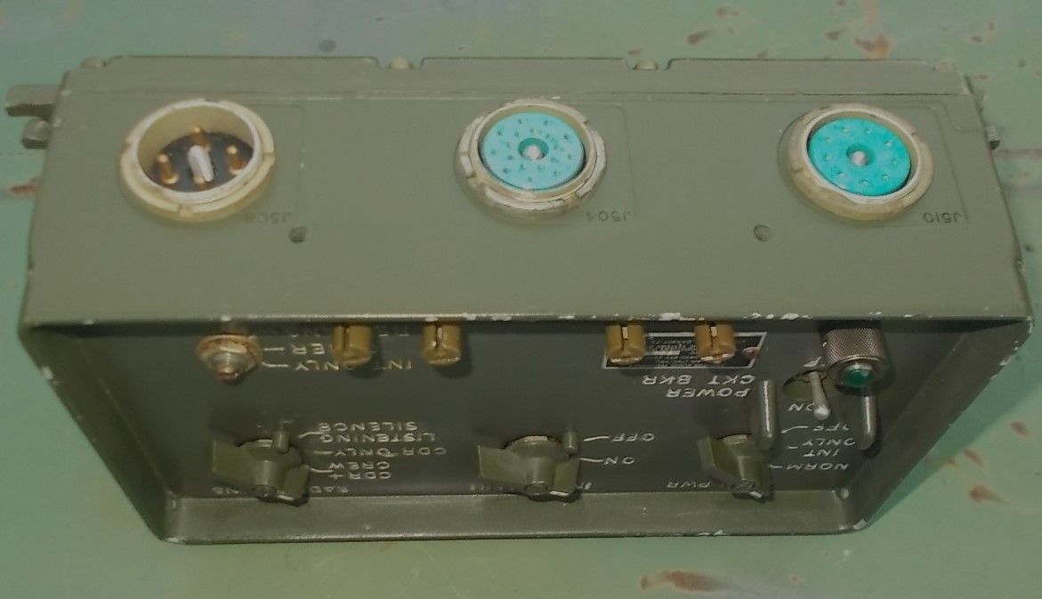 米軍 AM-1780 / VIC-1 無線/車内通話 コントロール 下 (RT-246 RT-524 R-442)_画像3