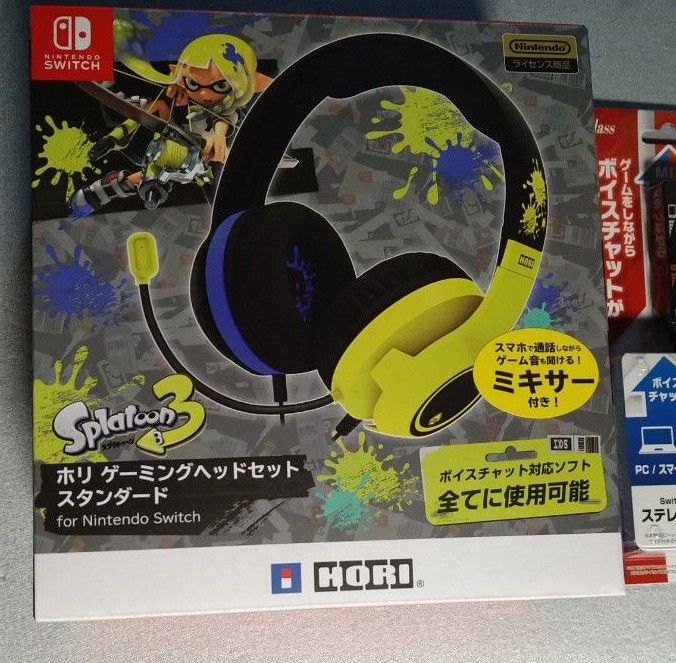 【任天堂ライセンス商品】スプラトゥーン3 ホリゲーミングヘッドセット スタンダード for Nintendo Switch