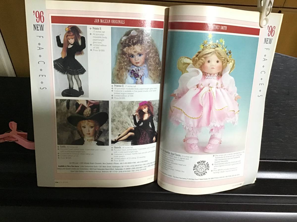 1996年7月号 ページ欠損//ドールリーダー人形雑誌：DOLL READER 英語版／バービー、シンディー、レブロン　HobbyHousePress 長期保管品_画像10