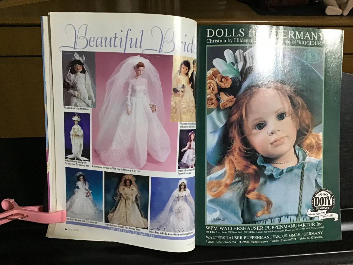 1996年7月号 ページ欠損//ドールリーダー人形雑誌：DOLL READER 英語版／バービー、シンディー、レブロン　HobbyHousePress 長期保管品_画像5