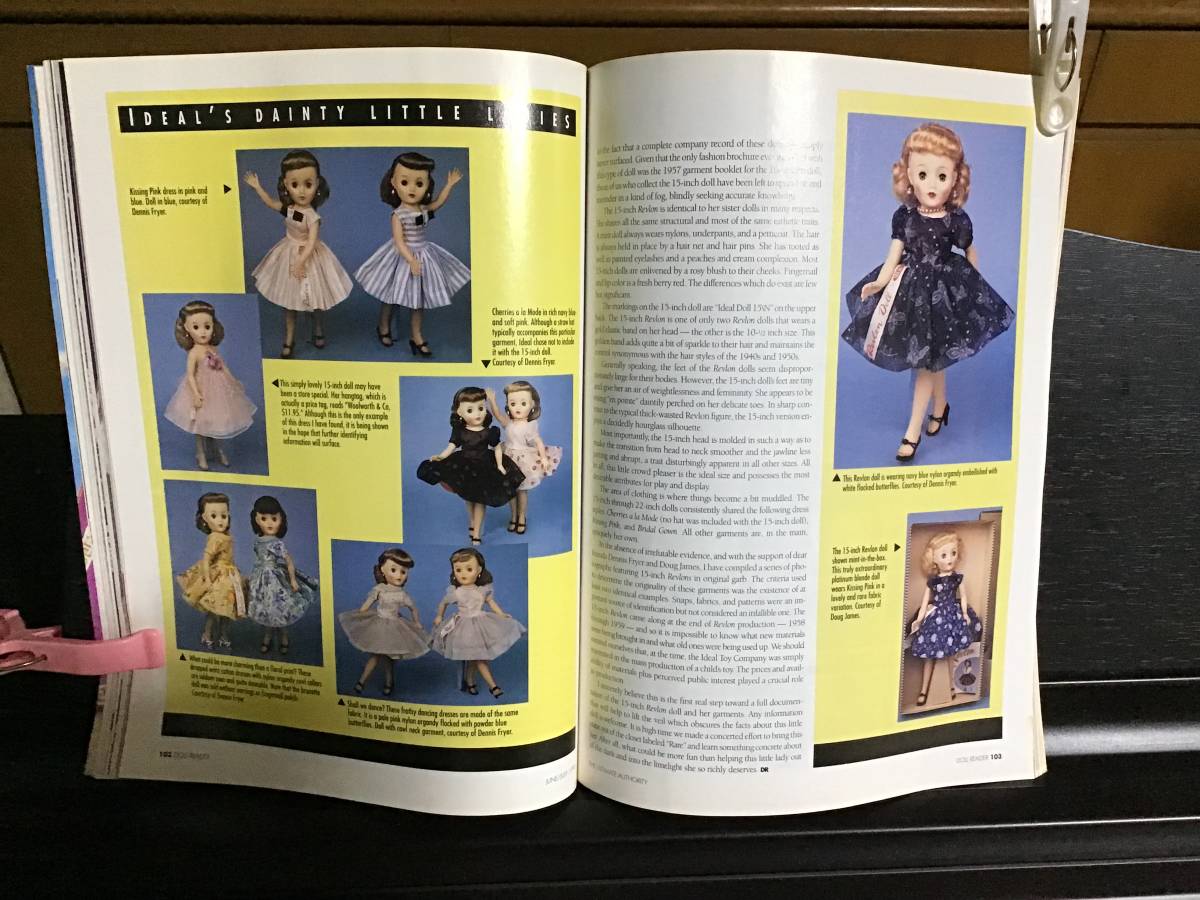 1996年7月号 ページ欠損//ドールリーダー人形雑誌：DOLL READER 英語版／バービー、シンディー、レブロン　HobbyHousePress 長期保管品_画像9